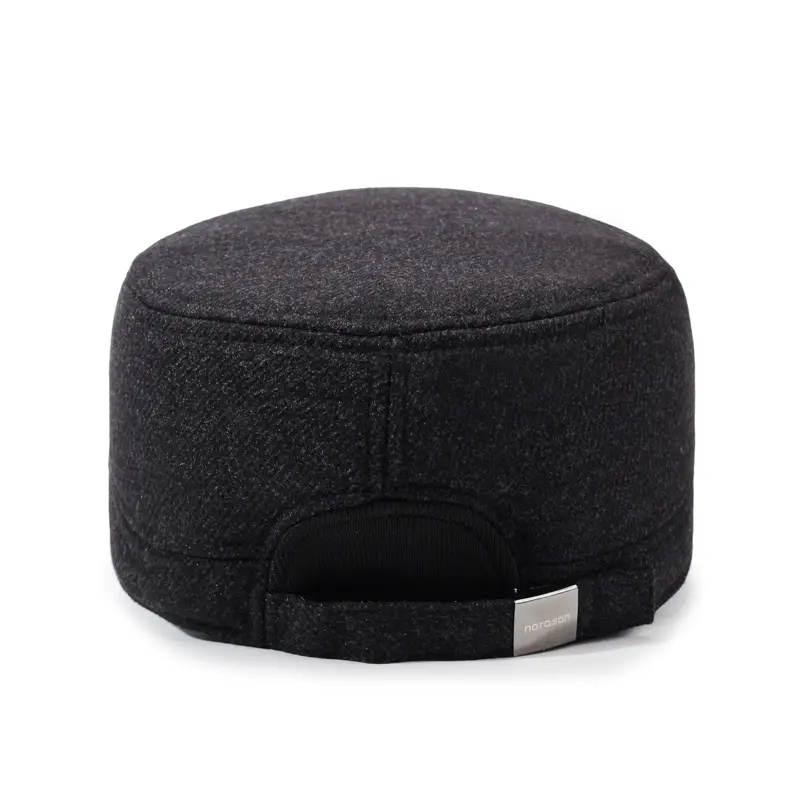 Men's Winter Wool Duck Cap Ear Protection Warm Cap Clothing Accessories - Image 4