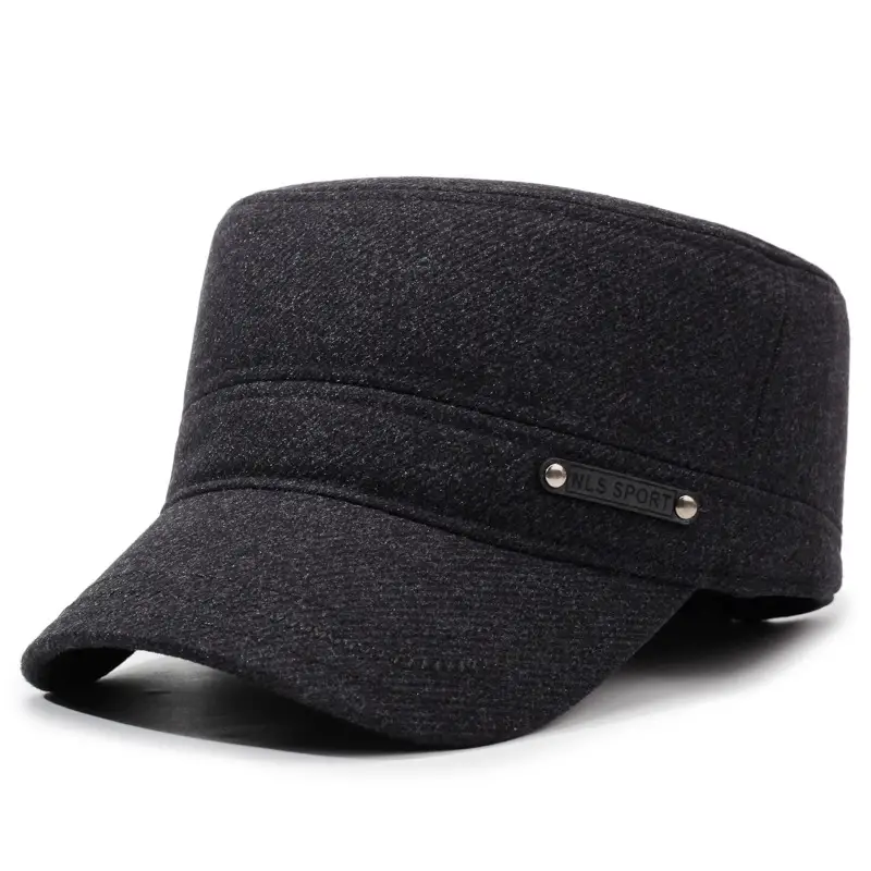 Men's Winter Wool Duck Cap Ear Protection Warm Cap Clothing Accessories - Image 7