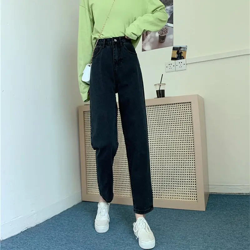 High Waist Slimming Jeans Women 2020 Winter - Image 5