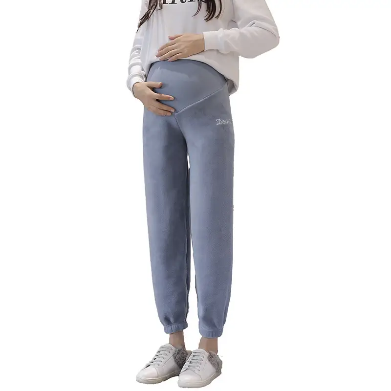 Warm Velvet Pants for Pregnant Women Autumn Winter - Image 9