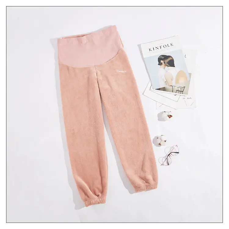 Warm Velvet Pants for Pregnant Women Autumn Winter - Image 2