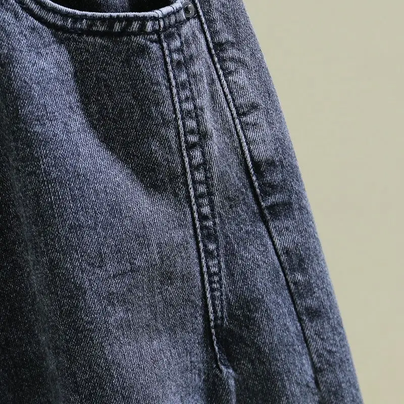 Women's Denim Jeans 2026 Spring Autumn Loose High Waist Slimming — feature 15