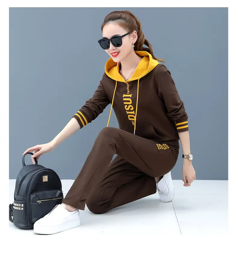 2025 Plus Size Black Red Hoodie Track Suit — feature 20