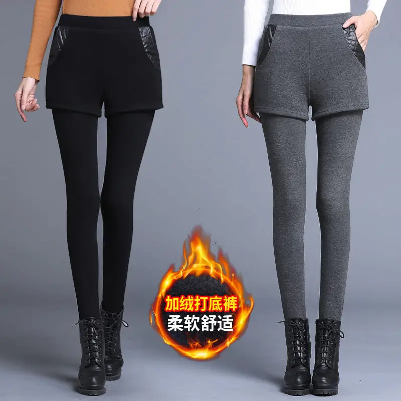 Women Fleece Leggings 20°C Warmth Padded Shorts - Image 4
