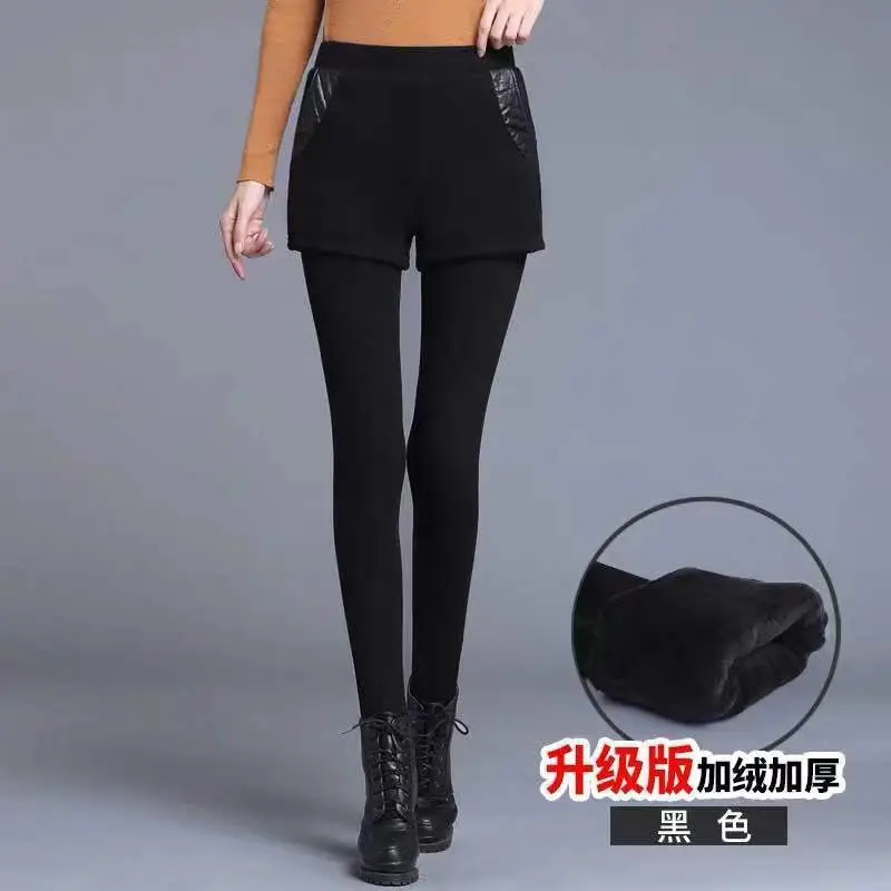 Women Fleece Leggings 20°C Warmth Padded Shorts — feature 1