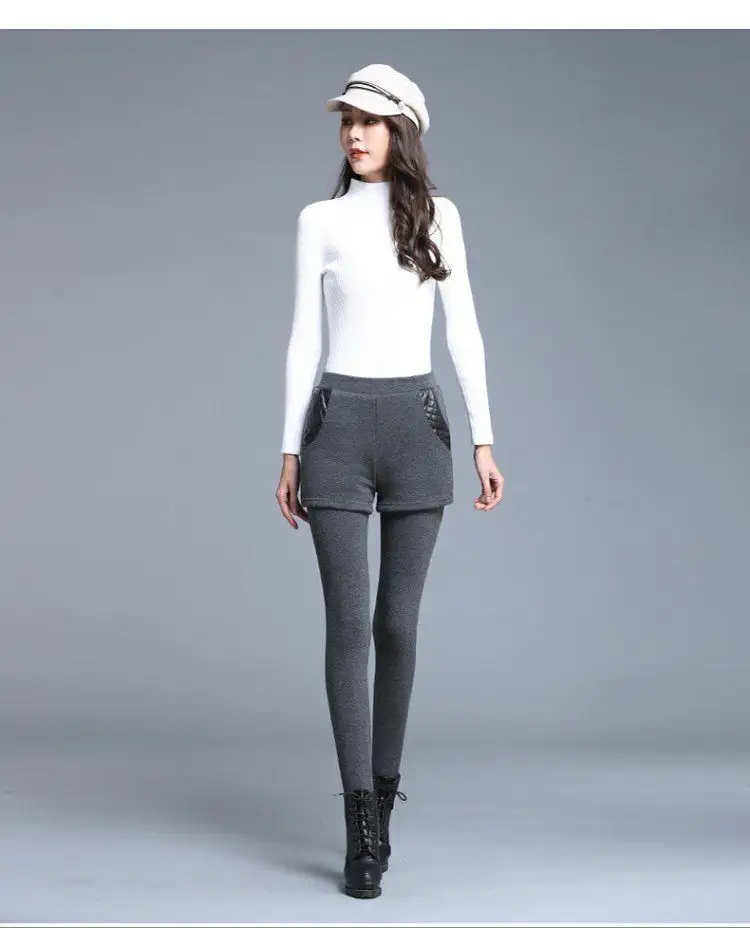 Women Fleece Leggings 20°C Warmth Padded Shorts — feature 16