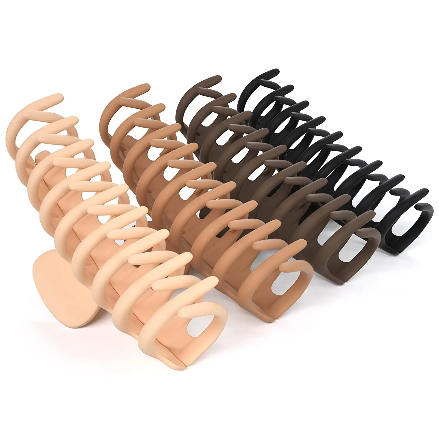 Frosted Claw Hair Clip Large Non-Slip Rubber - Image 57