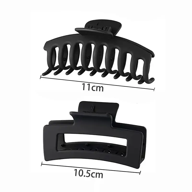 Frosted Claw Hair Clip Large Non-Slip Rubber - Image 59