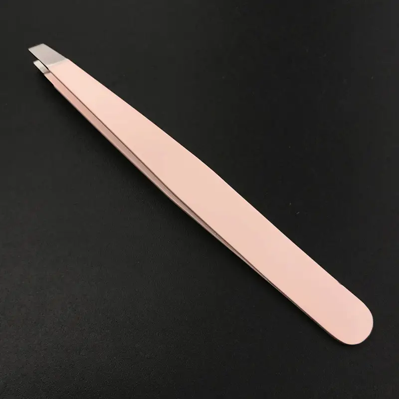 Spot Stainless Steel Eyebrow Clip Set Black Pink 4Pcs - Image 4