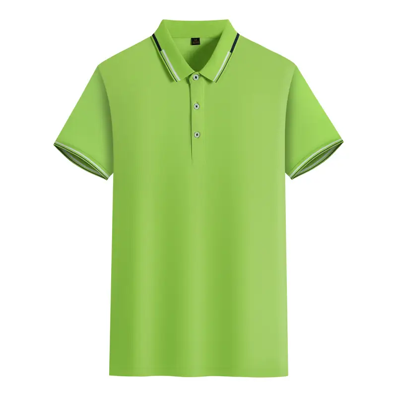 Pink Polo Shirt with Embroidered Collar and Buttons - Image 22