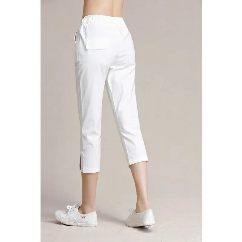 Women Orange Cropped Pants Spring Summer 2019 - Image 10