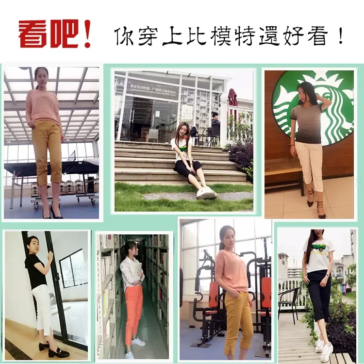 Women Orange Cropped Pants Spring Summer 2019 — feature 16