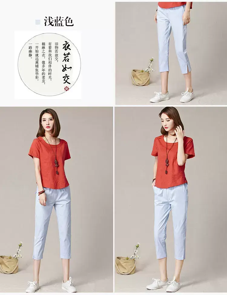 Women Orange Cropped Pants Spring Summer 2019 — feature 27
