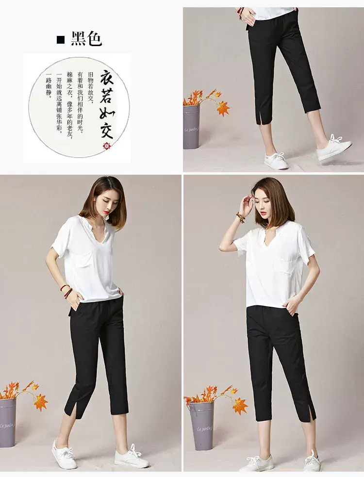 Women Orange Cropped Pants Spring Summer 2019 — feature 31