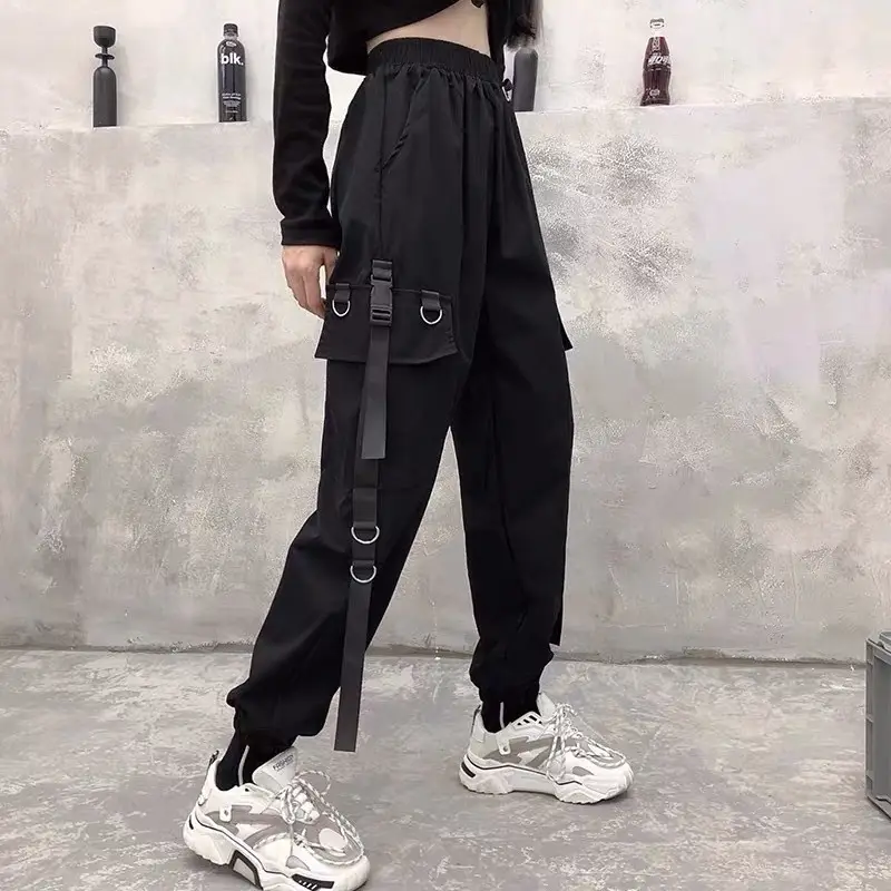 Black Toe Slim Fit High Waist Track Pants Set - Image 5