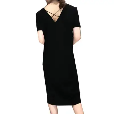 Backless V-Neck Dress for Women Summer 2025 - Image 6