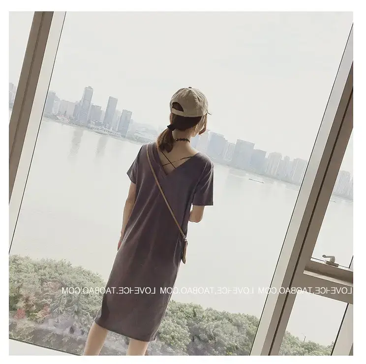 Backless V-Neck Dress for Women Summer 2025 — feature 4