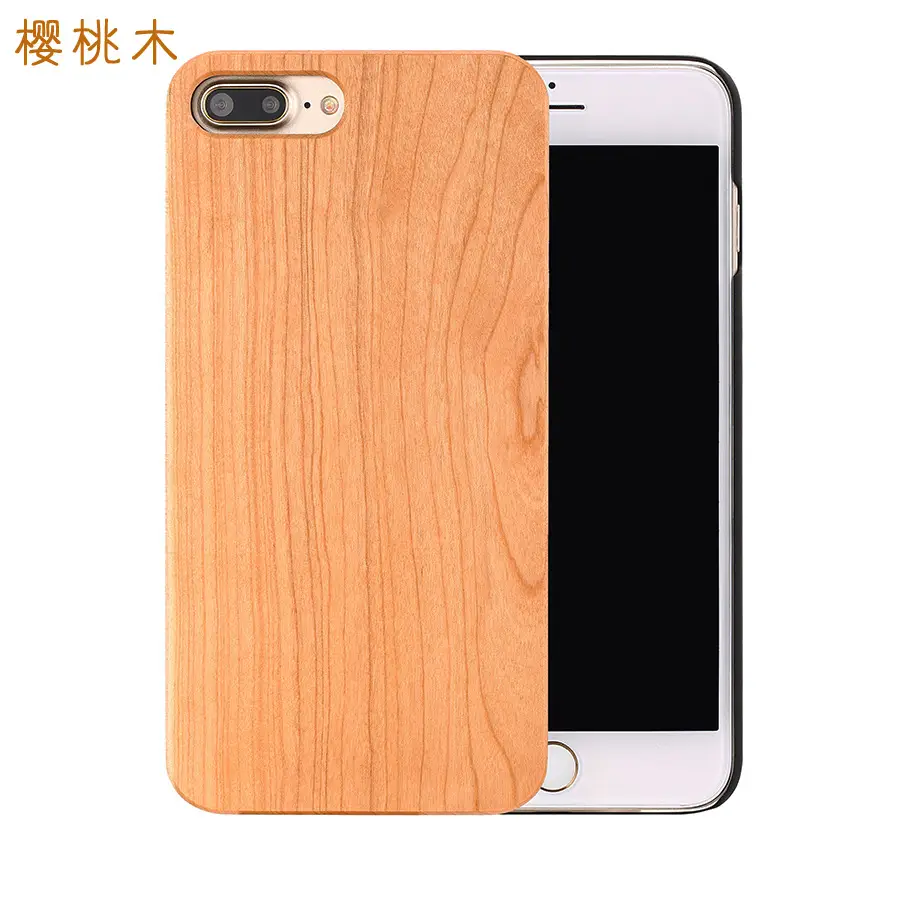 Bamboo Wooden iPhone Cases 8 Plus Protective Cover - Image 3