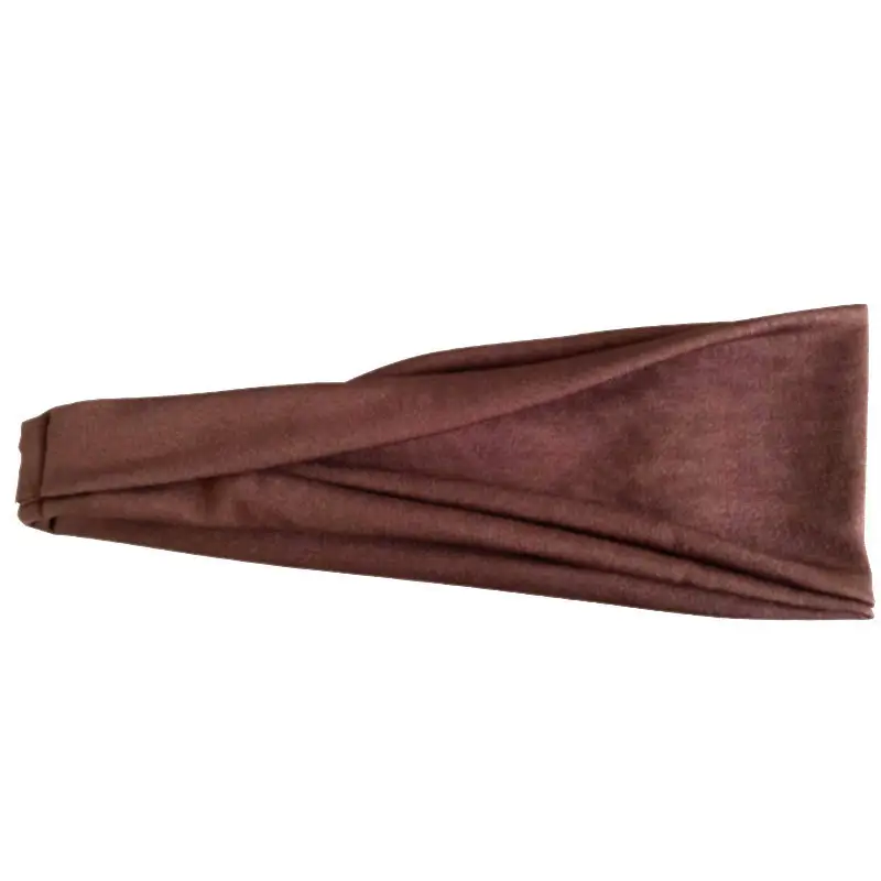 European American Men's Sports Headbands Solid Color Elastic - Image 14