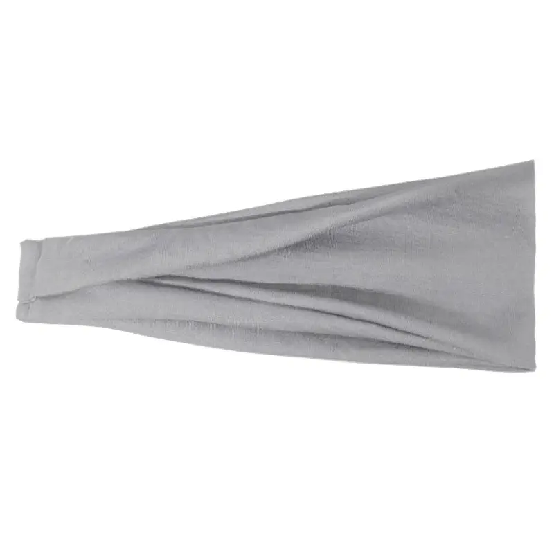 European American Men's Sports Headbands Solid Color Elastic - Image 17