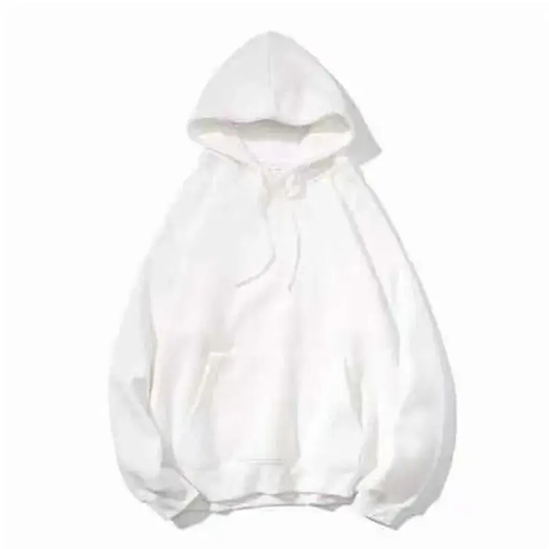 Men Grey Fleece Hoodie with Hooded Neck - Image 2