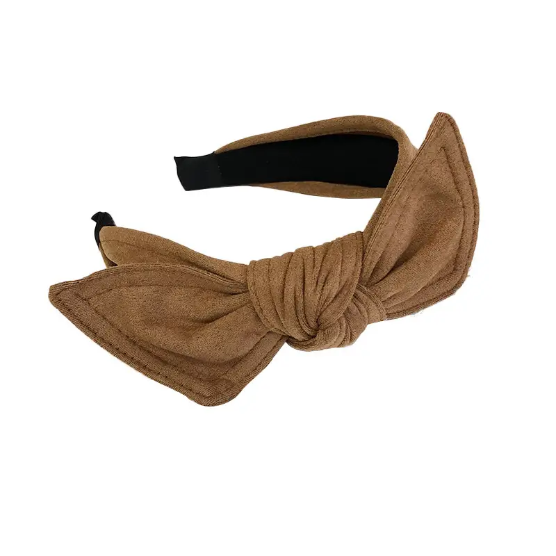 Velvet Bow Headbands for Women with Wide Bristles - Image 10