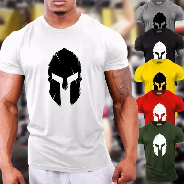 Men's White Military Themed T-Shirt Short Sleeve - Image 11