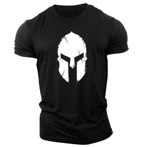 Men's White Military Themed T-Shirt Short Sleeve - Image 12