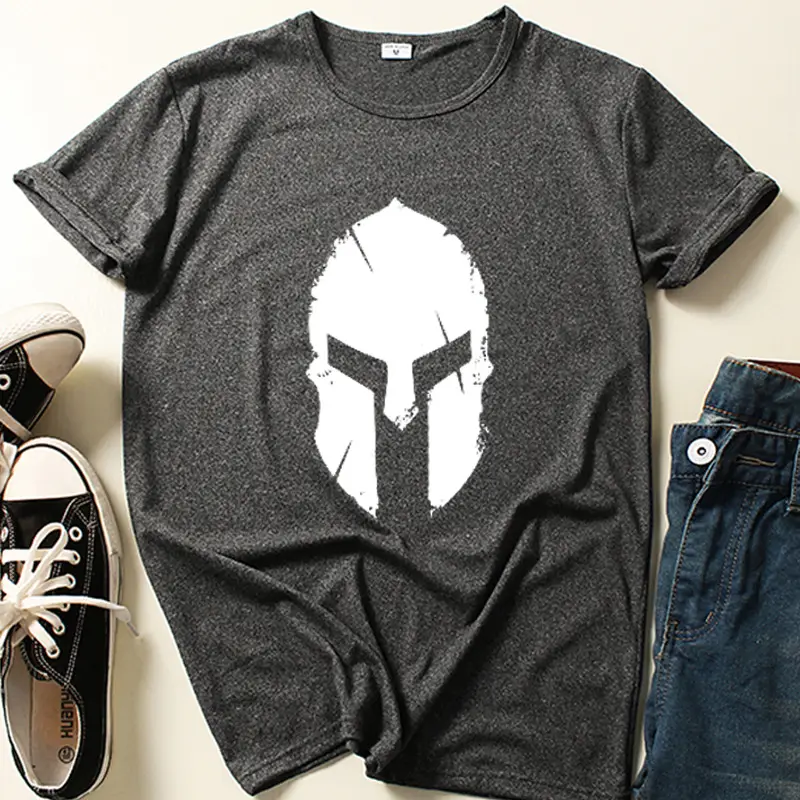 Men's White Military Themed T-Shirt Short Sleeve - Image 10