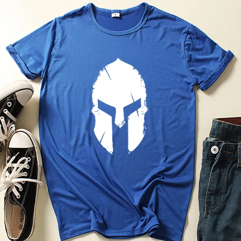 Men's White Military Themed T-Shirt Short Sleeve - Image 9