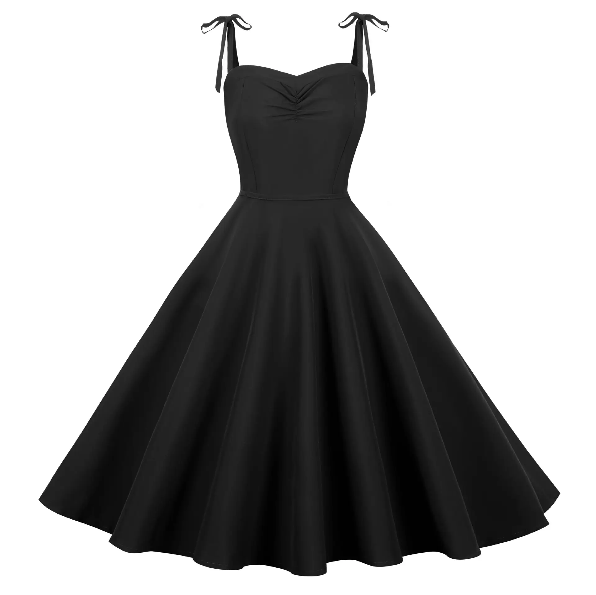 Blue Sling Wrap Dress for Women Summer Party Wear - Image 2