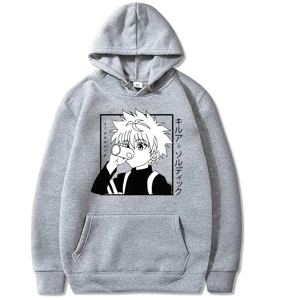 Men Hunter x HUNTER Hooded Sweatshirt Yellow - Image 4