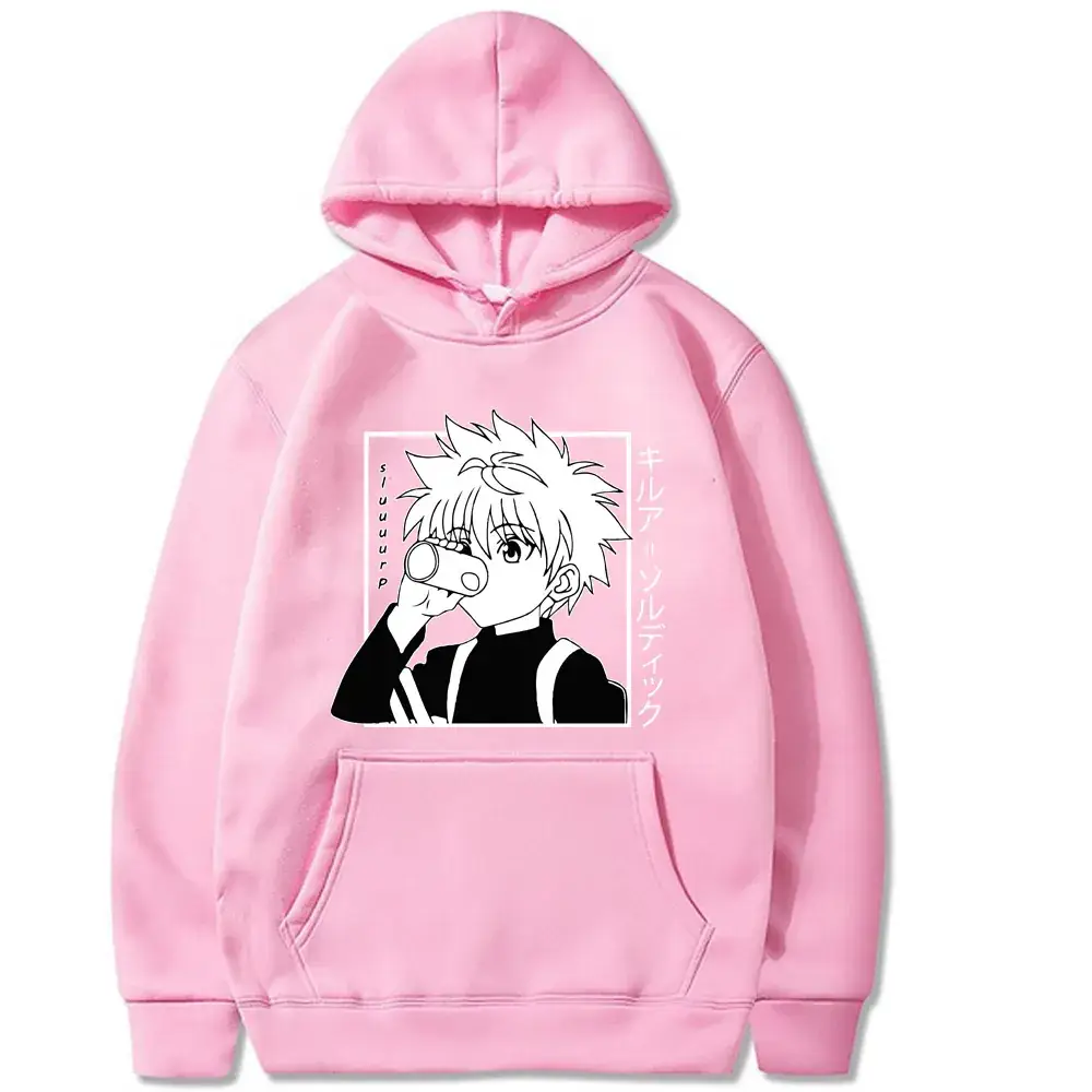 Men Hunter x HUNTER Hooded Sweatshirt Yellow - Image 7