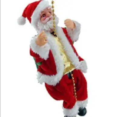 Santa Claus Electric Climbing Toy Red White - Image 4