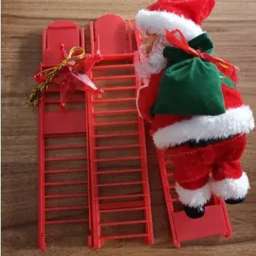 Santa Claus Electric Climbing Toy Red White - Image 6