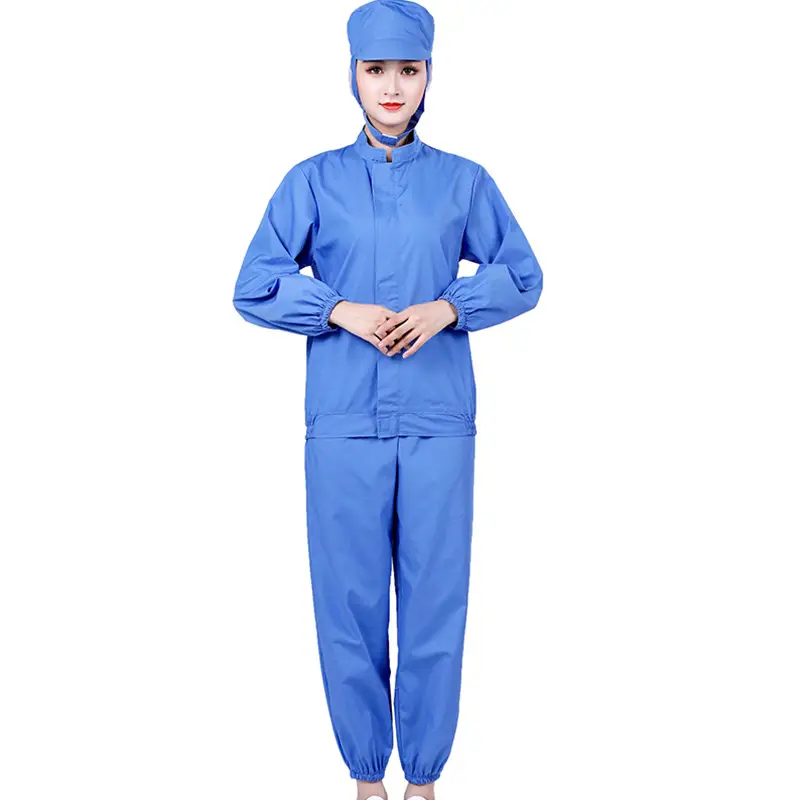 White Biopharmaceutical Workwear Set for Tea Factory Cosmetics - Image 15