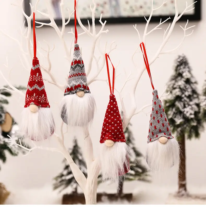 Santa Claus Small Pendants Christmas Tree Set — feature 1
