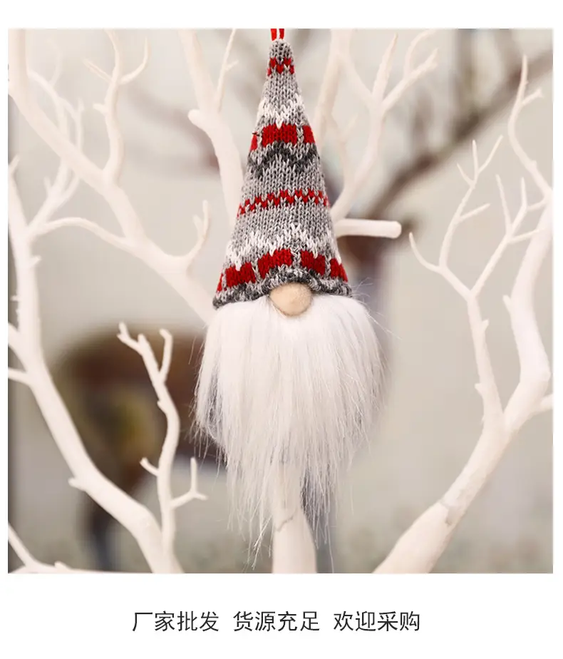 Santa Claus Small Pendants Christmas Tree Set — feature 10