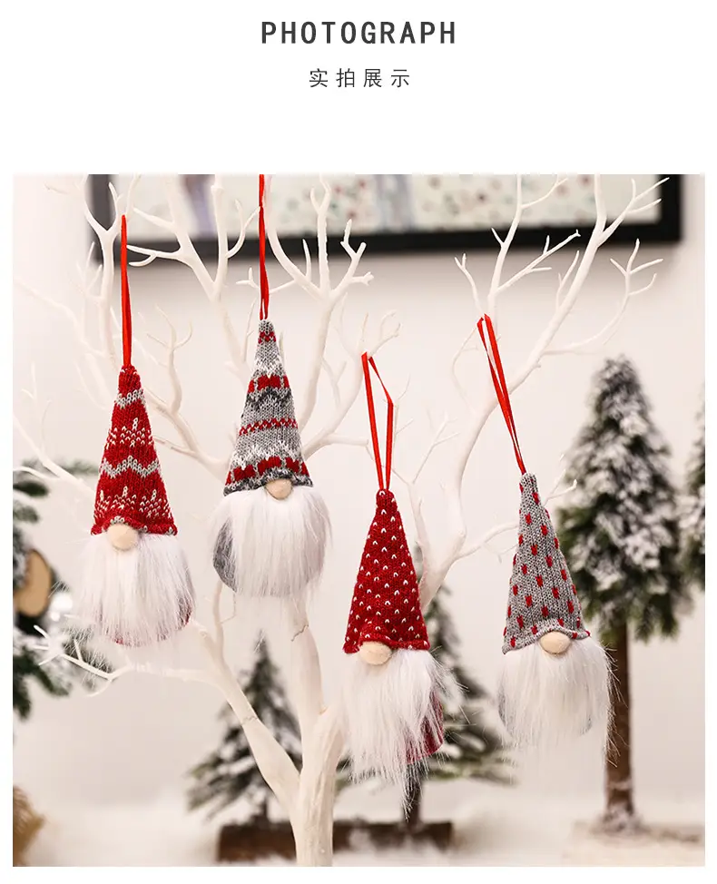 Santa Claus Small Pendants Christmas Tree Set — feature 5