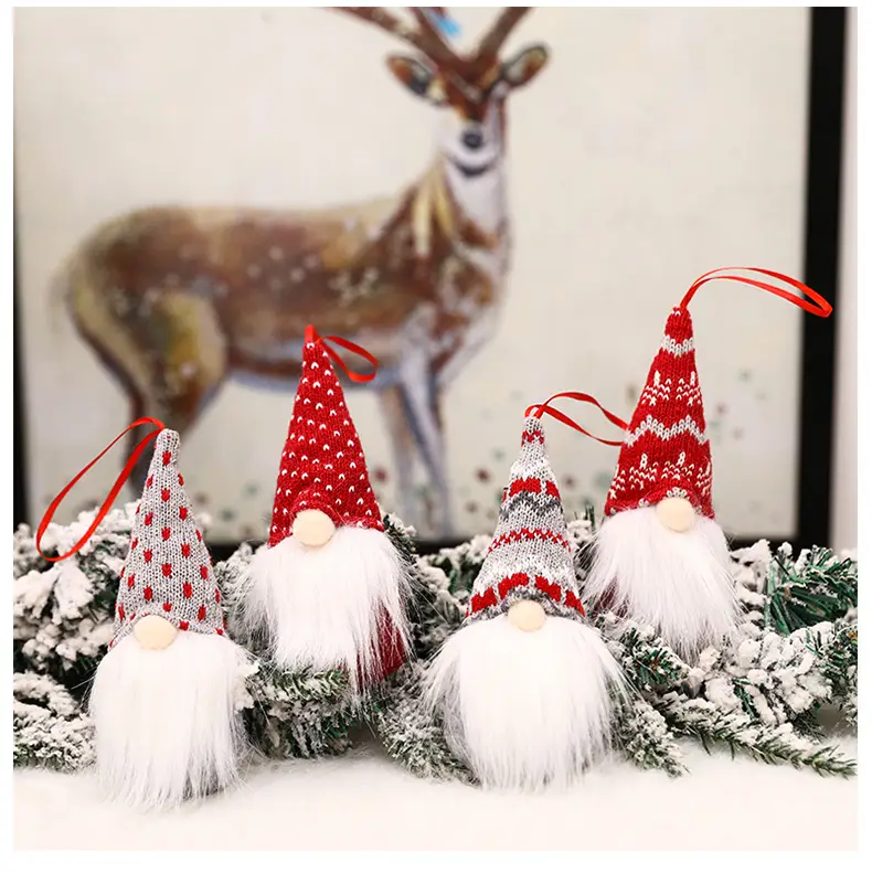 Santa Claus Small Pendants Christmas Tree Set — feature 8