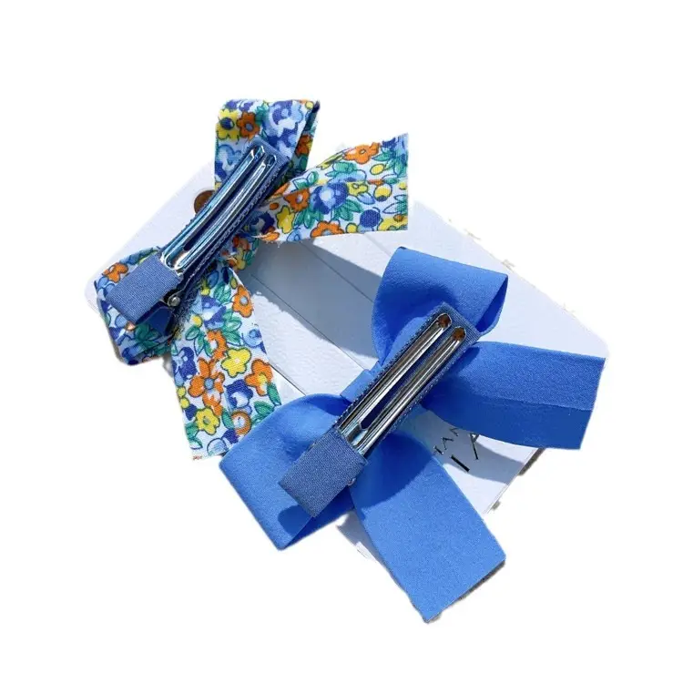 Korean Style Floral Bow Hairpins for Girls - Image 11