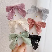 Korean Style Floral Bow Hairpins for Girls — feature 12