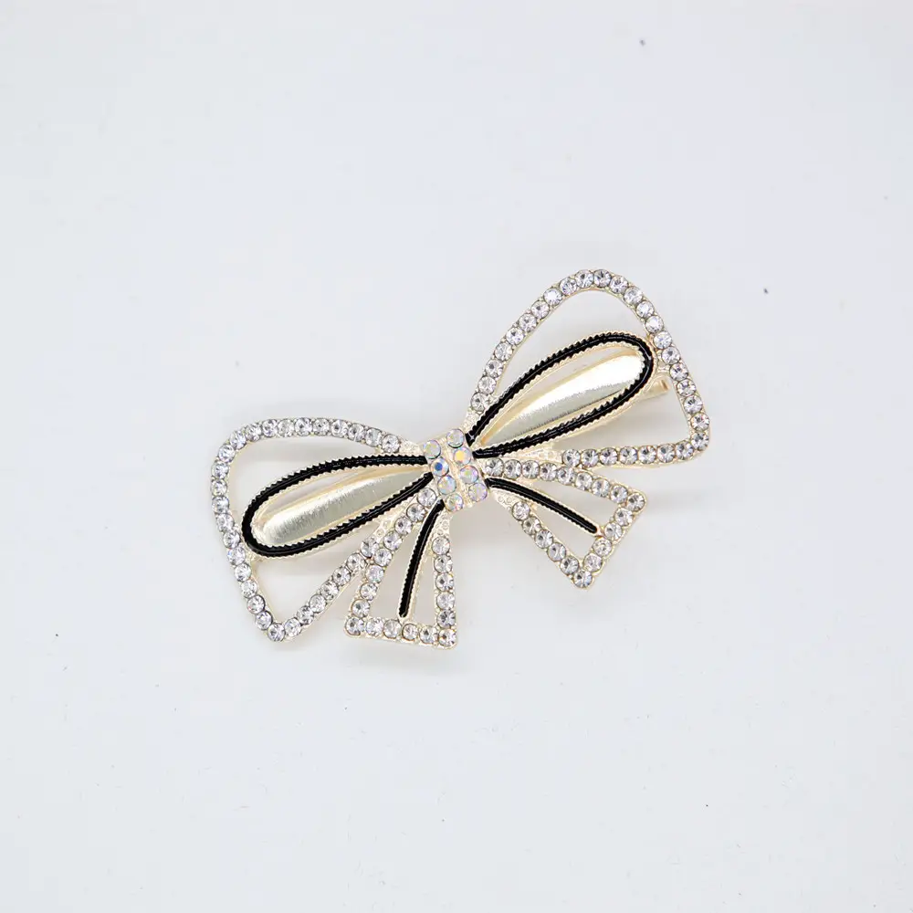 Sweet Double Heart Diamond Rice Pearl Hairpin for Women - Image 4