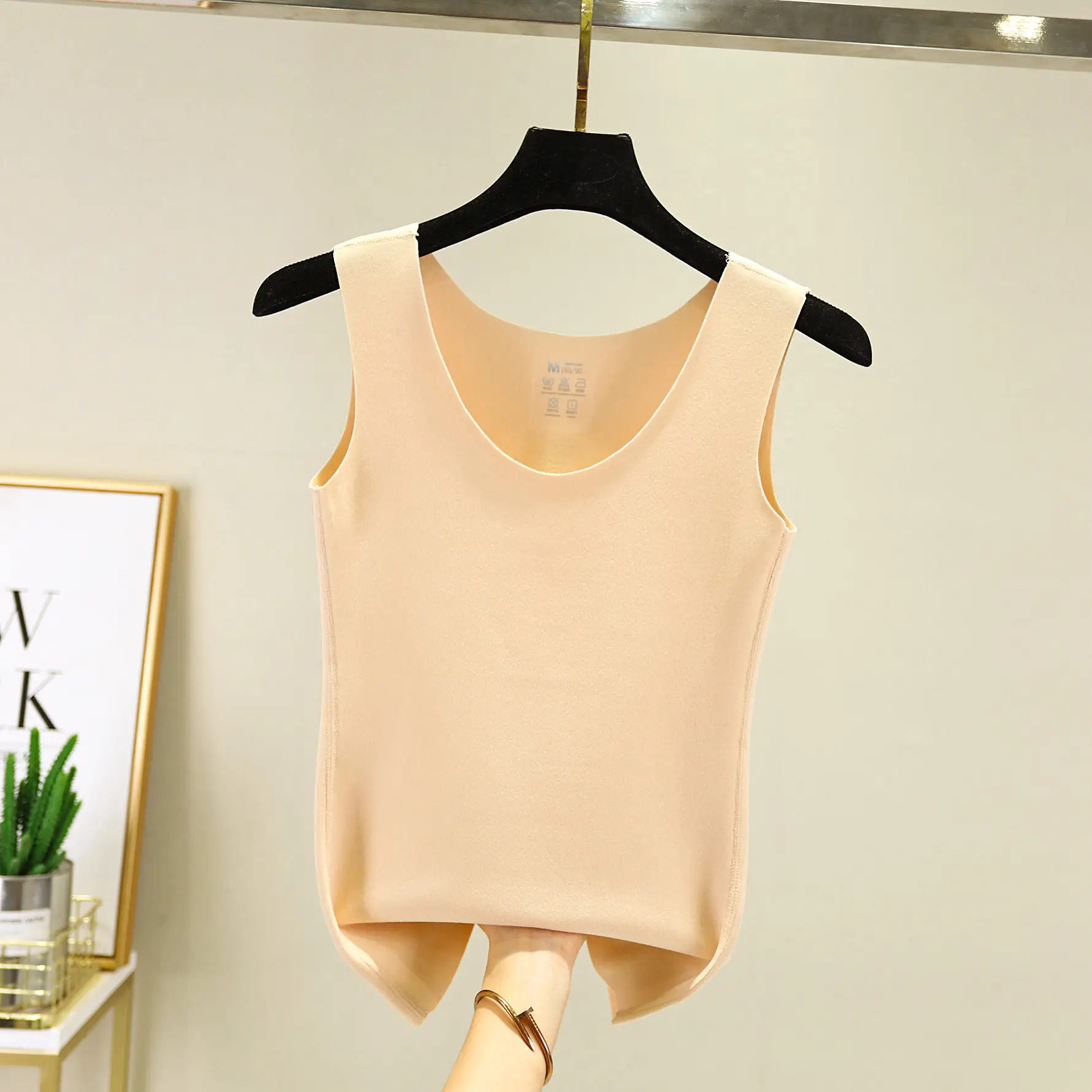 Red Velvet Sleeveless Vest for Women - Image 7