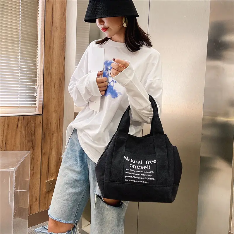 Canvas Multifunctional Handbag for Kids Lunch Bag