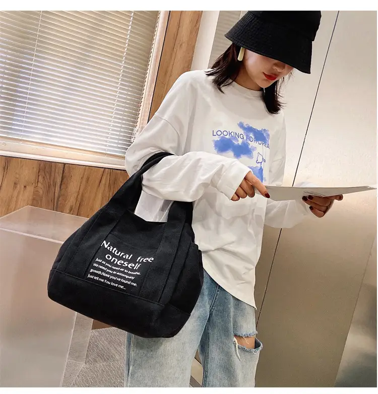 Canvas Multifunctional Handbag for Kids Lunch Bag — feature 35