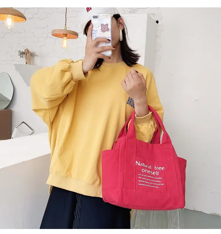 Canvas Multifunctional Handbag for Kids Lunch Bag — feature 36