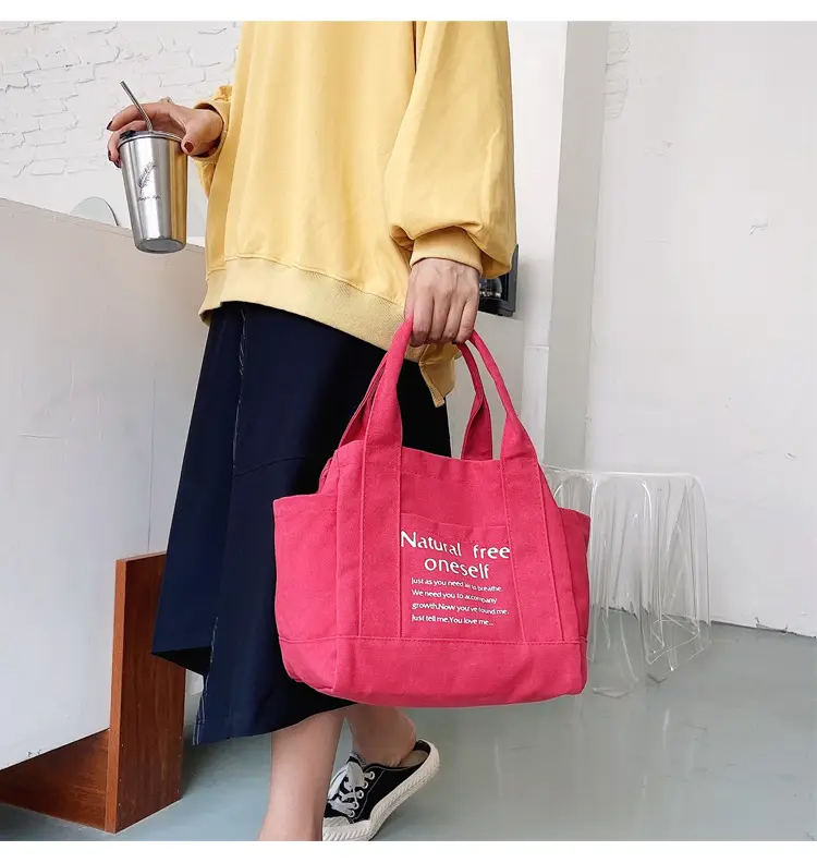 Canvas Multifunctional Handbag for Kids Lunch Bag — feature 38