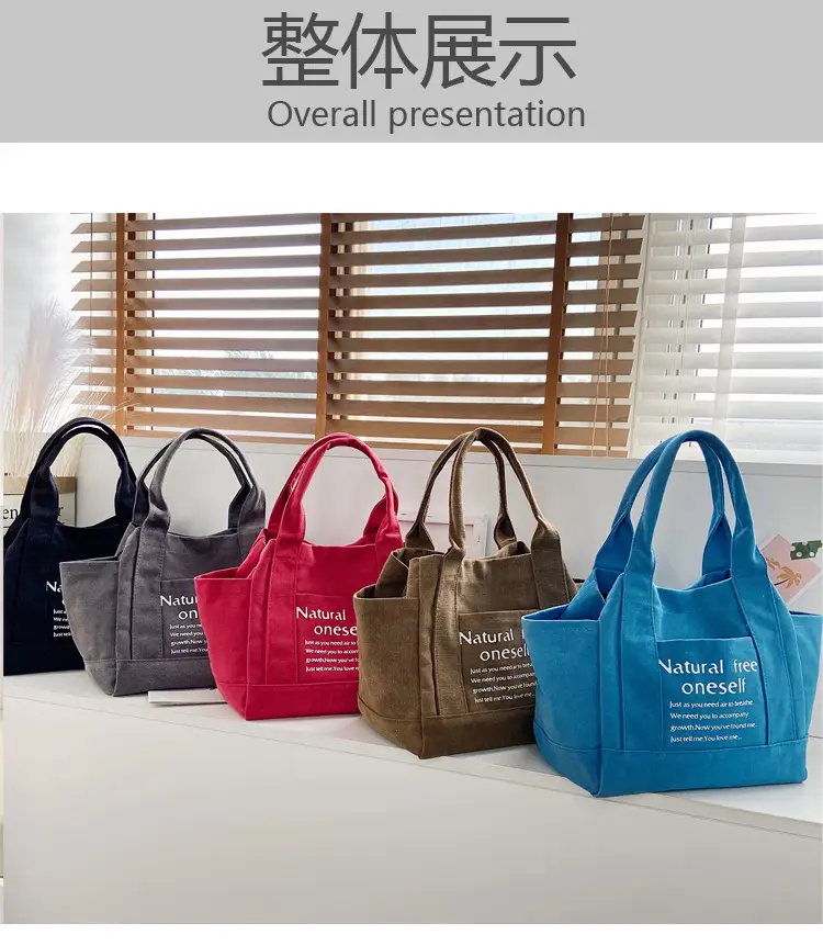 Canvas Multifunctional Handbag for Kids Lunch Bag — feature 46