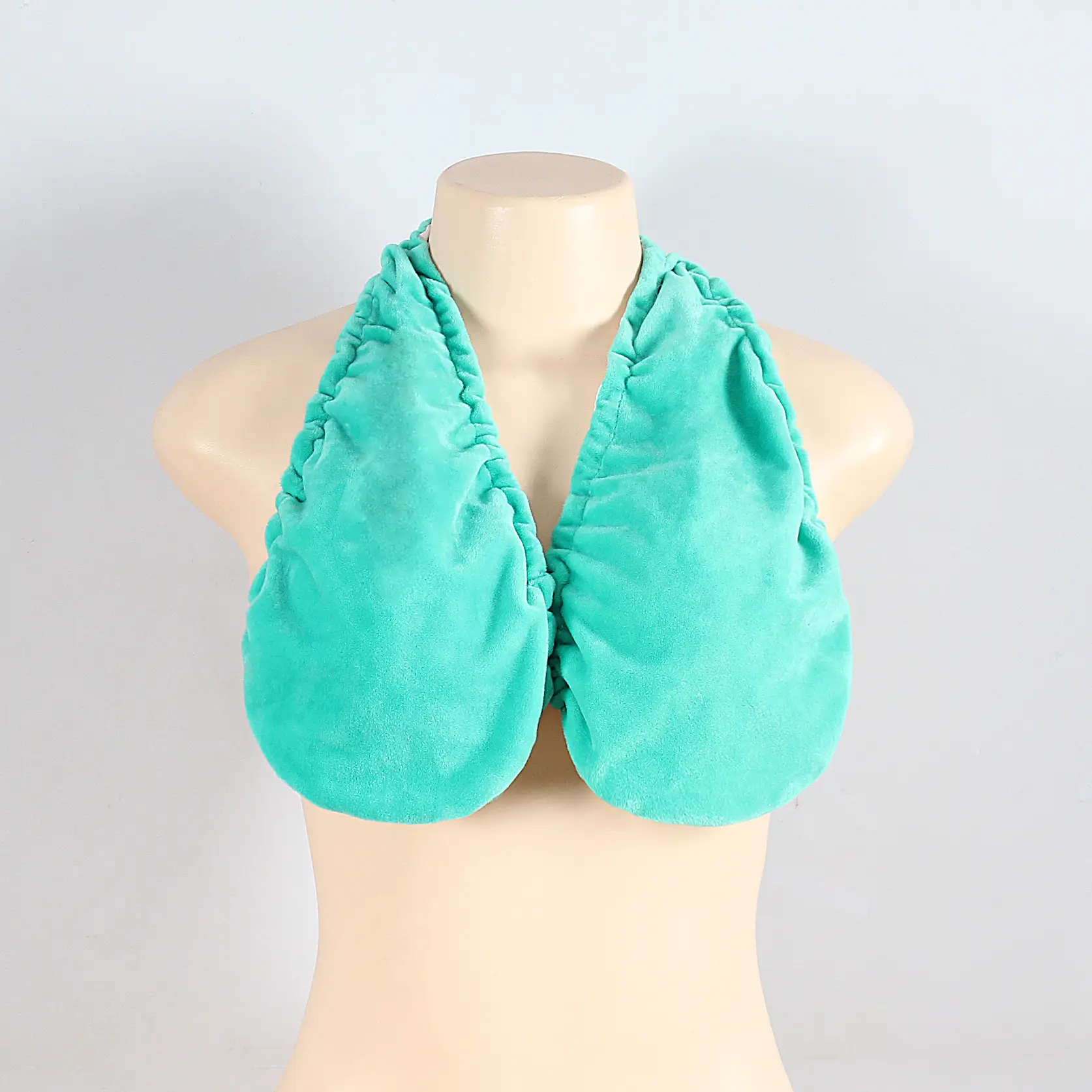Pink Fleece Neck Towel Bra for Women — feature 22
